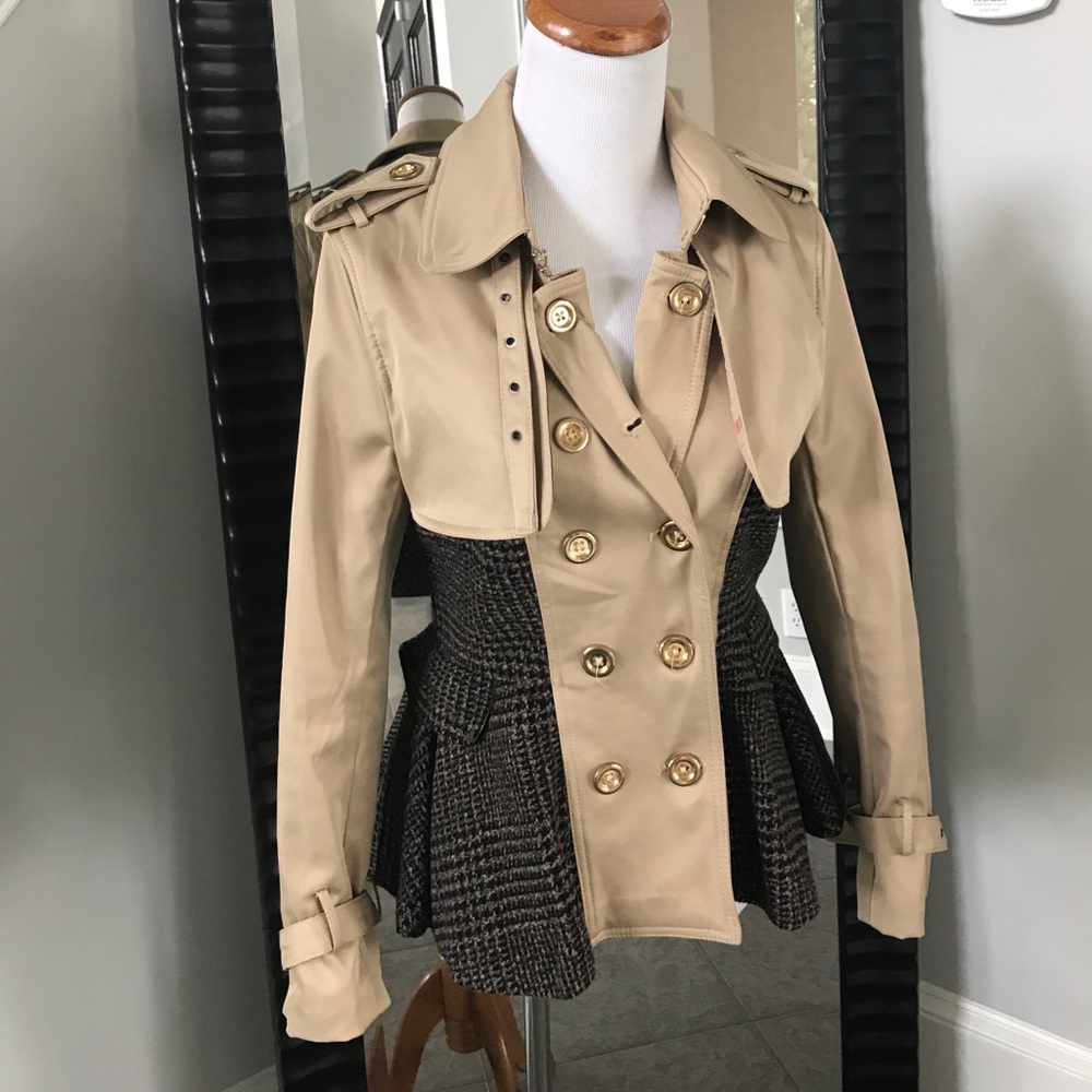 So Chic! Peplum jacket sz S/M